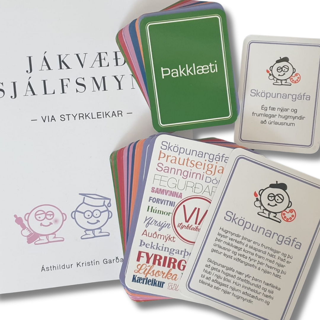 Styrkleikakort og leiðbeiningabók